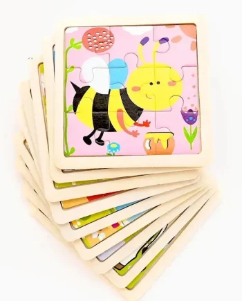9pcs wooden toy jigsaw