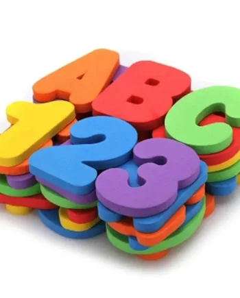 36-Pieces Set Letters and Numbers Bath Toy