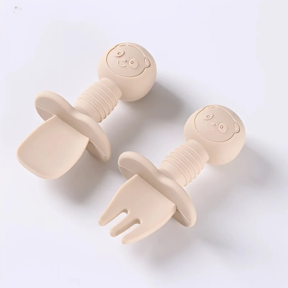 2pcs Food Grade Silicone Cutlery