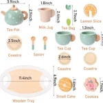 Tea Set with Cookies for Children